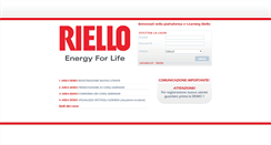 Desktop Screenshot of formazione.riello.it